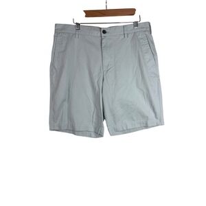 Reed Edward Men's Summer Wash Chino Shorts size 35 Light Blue